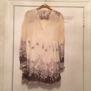 Like new! Free People long sleeve tunic/mini dress
